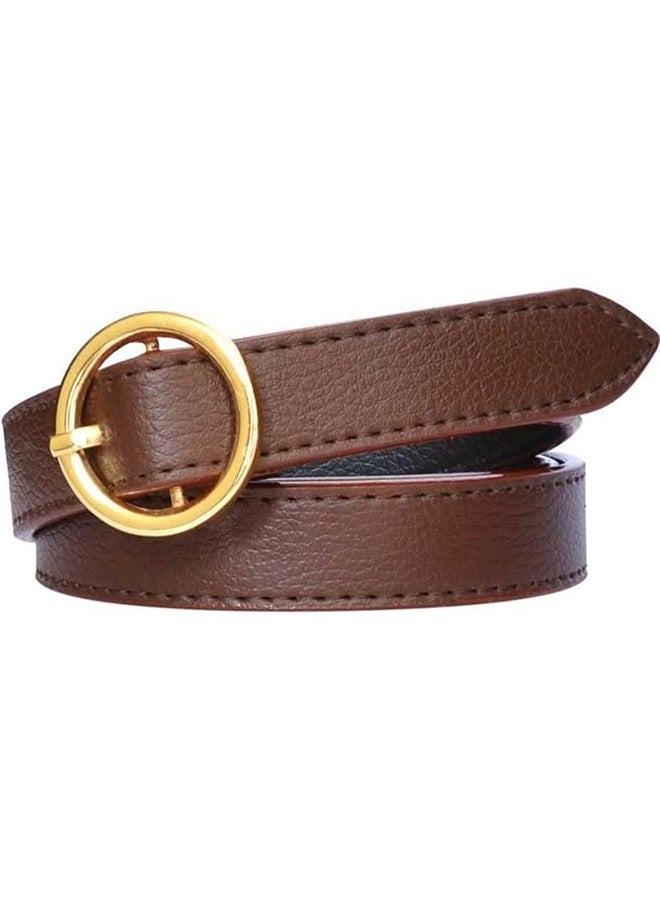VTFlair Black And Brown Combo Women Casual Black Artificial Leather Belt,Belt for Jeans, Colour Black, Party & Casual Wear Ladies belt for women Ladies Belt for jeans - Image 2