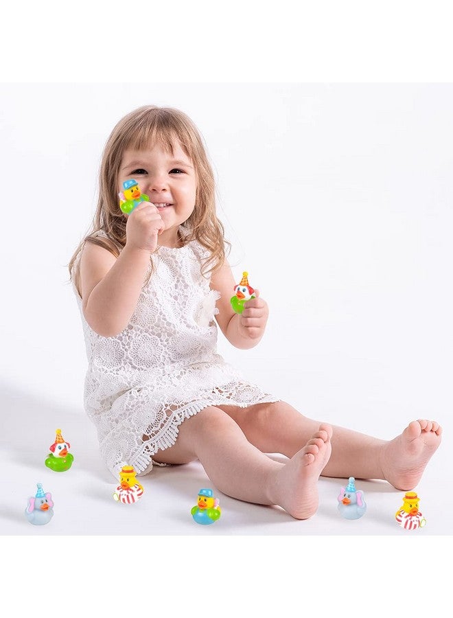 ArtCreativity Carnival Rubber Duckies for Kids, Pack of 12 Cute Duck Bathtub Pool Toys, Fun Carnival Supplies, Birthday Party Favors for Boys and Girls - Image 5