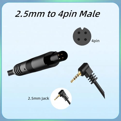 Epronic 2.5mm to 4Pin Dash Cam Cable (6M/19.68Ft 4PIN), Car Rear View Camera Extension Cord for Dash Cam Carplay Screen Plug and Play Replacement Cable Support AHD1080P 720P Vehicle Backup Camera - Image 2