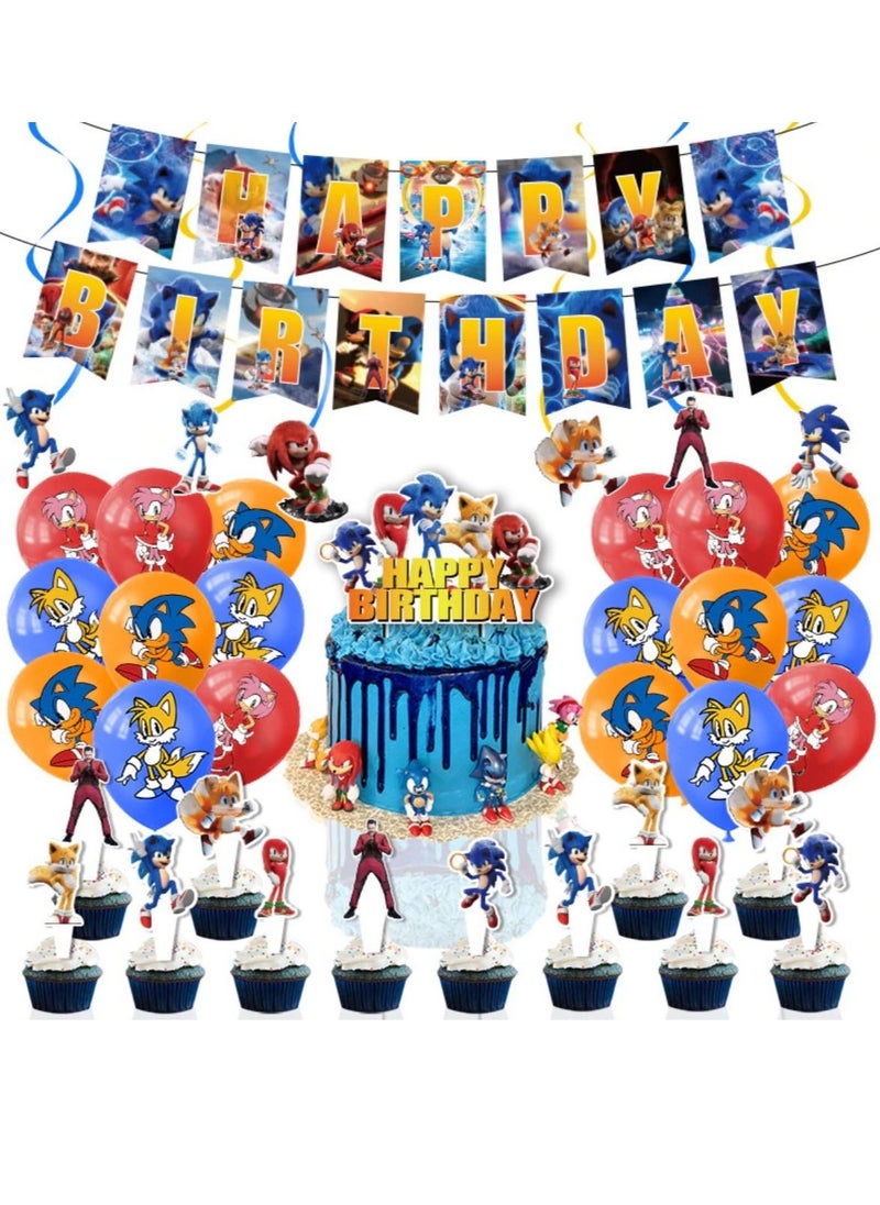 New Sonic The Hedgehog Birthday Party Decoration Full Set - pzsku/ZDF18928E44B525674019Z/45/_/1654521810/de3614d5-4c74-4c48-bff7-cbccd2ef2655