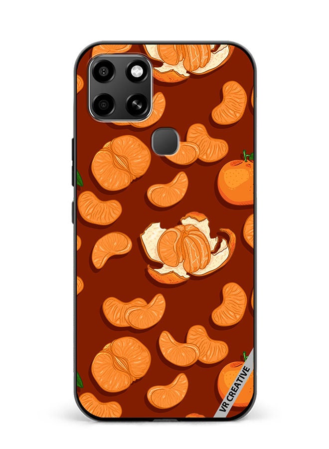 VR CREATIVE Protective Case Cover For Infinix Smart 6 Tangerines Design Multicolour - Image 1