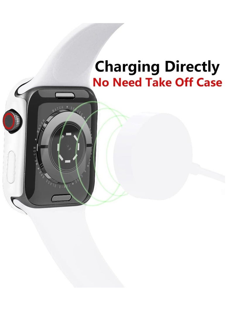 360° Full Protection Cover for Apple Watch Series 10 46mm -White - Image 2