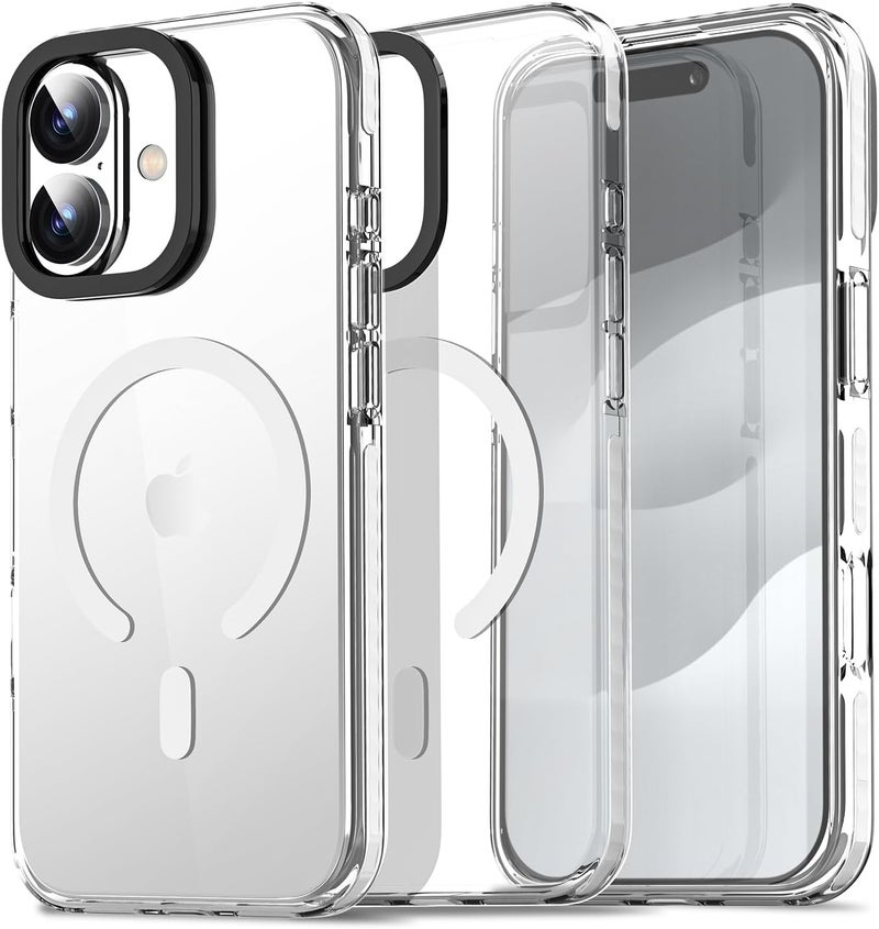 AICase Clear Phone Case for iPhone 17 Compatible with Magsafe, Slim Thin Lightweight Transparent [Non-Yellowing] Vibrant Design Protective Phone Case - Image 1
