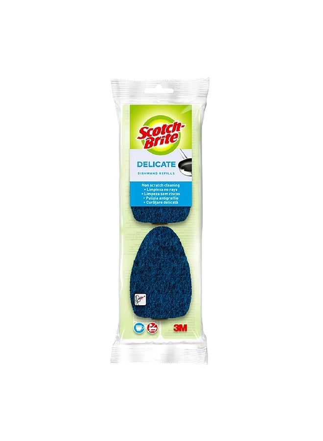 Scotch Brite 2-Piece Delicate Dishwand Refills Blue UU011499652 - Image 1