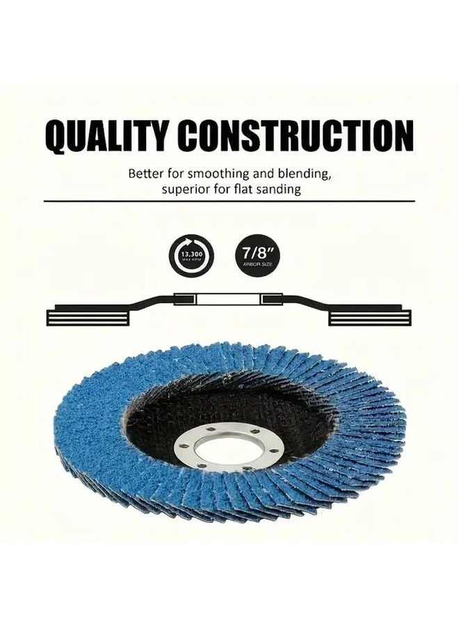 12 Pcs 60 Grit Silicon Carbide Grinding Discs For Metal Rust Removal Angle Grinder - Image 5