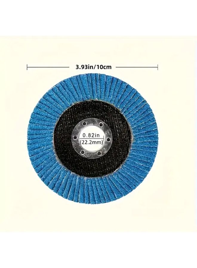 12 Pcs 60 Grit Silicon Carbide Grinding Discs For Metal Rust Removal Angle Grinder - Image 3