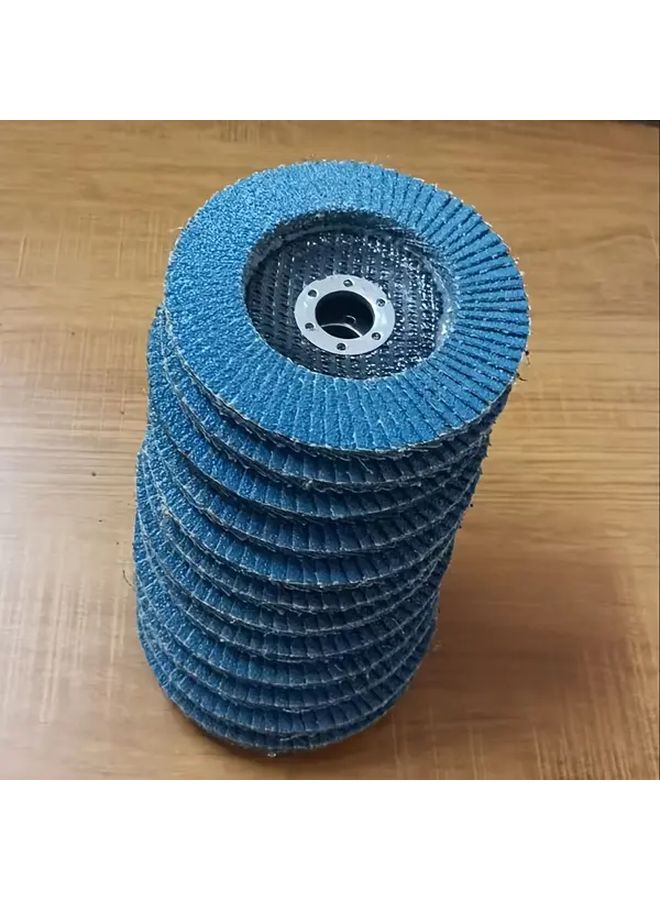 12 Pcs 60 Grit Silicon Carbide Grinding Discs For Metal Rust Removal Angle Grinder - Image 1