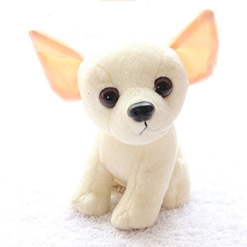 AMOBESTER Stuffed Chihuahua Dog Puppy Toy Realistic Stuffed Animals - Image 1