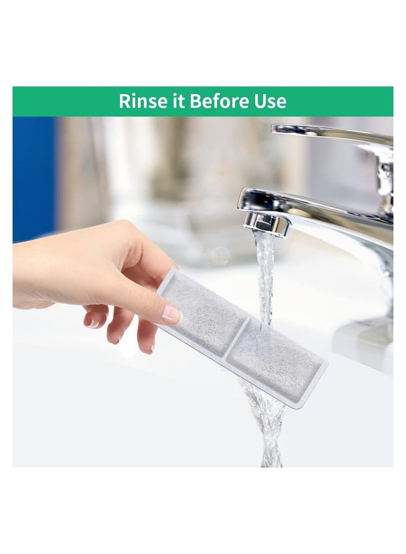 SOLARAE Cat Water Fountain Filters Units, Replacement Filters Replacement Pump Filters for Operated Cat Water Fountain, Made of Activated Carbon and PP Cotton, Food Grade Water Fountain Filters (8PCS) - Image 5