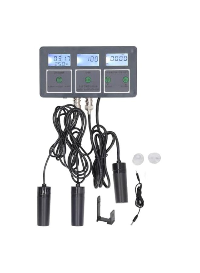 Generic Brilluxa Multi Parameter Water Quality Tester Water Monitor S.G PH EC SALT ORP TDS CF TEMP 8 in 1 Rechargeable Online Monitoring Parameter Test for Aquarium Hydroponics  - Image 1