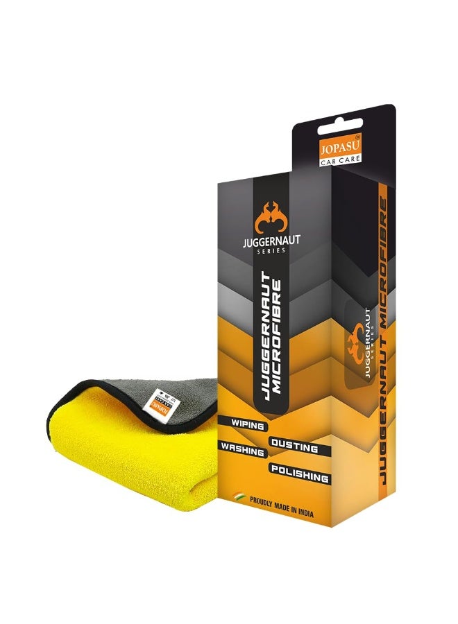 Jopasu Microfibre Cloth 900 GSM (40x40 cms) for Wiping, Washing, Dusting & Polishing of Cars, Bikes, Kitchen & Home Appliances - Image 2