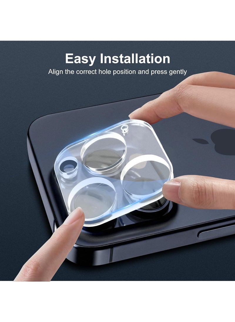 Generic - Camera Lens Protector for iPhone 15 Pro max 3 Pack 9H Hardness Anti-Scratch Case Friendly No Effect on Night Shots (iPhone 15 Pro max) - Image 1