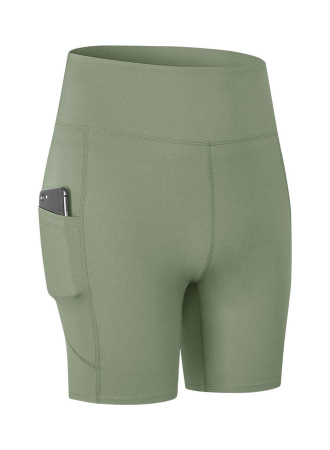 نيبمينينت High Waist Yoga Shorts With Pockets - Image 1