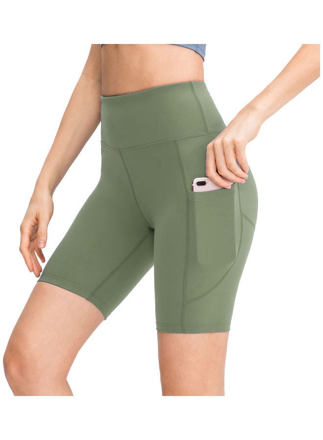 نيبمينينت High Waist Yoga Shorts With Pockets - Image 3