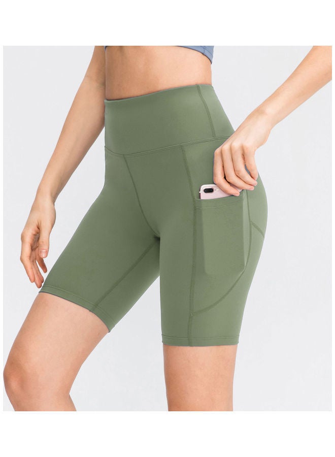 نيبمينينت High Waist Yoga Shorts With Pockets - Image 2