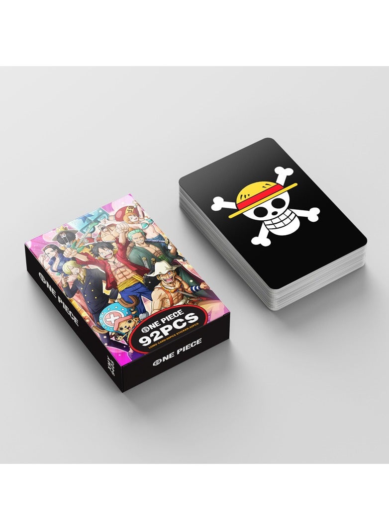 92 Pcs One Piece Lomo Cards With Stickers Set - Image 3