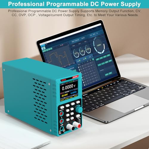 Kiprim 2-in-1 Programmable Power Supply and Multimeter (0-30 V 0-10 A) DC310Pro with Data Memory,High Precision,OCP,OVP, PC Software and USB Charging - Image 4