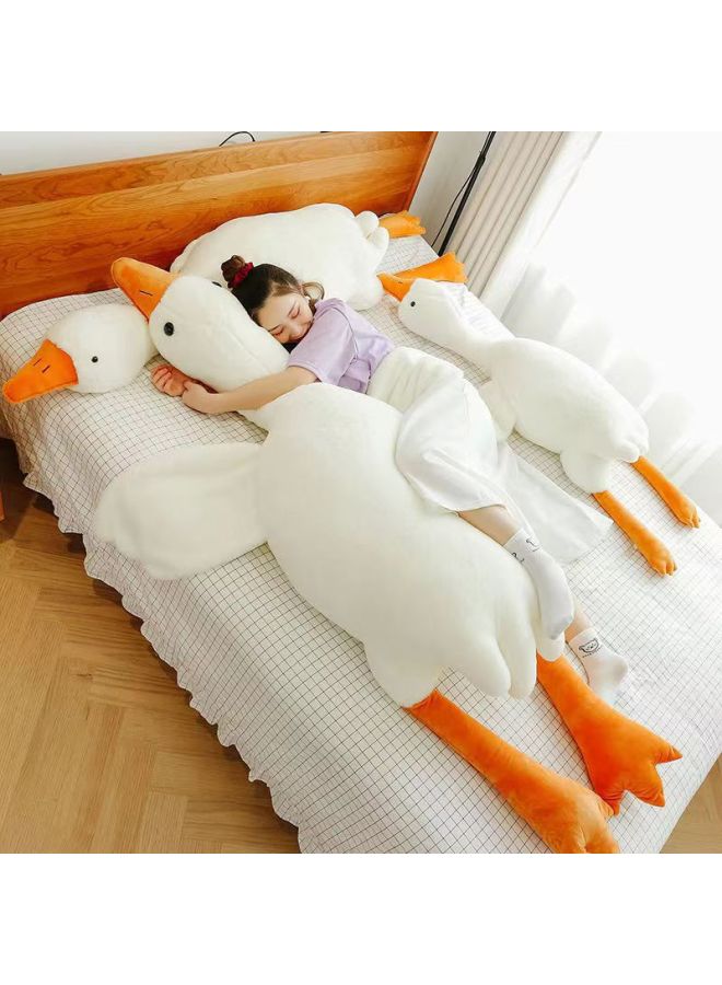 Big White Goose Big Goose Exhaust Pillow Lying Pillow Doll Pillow Plush Toy Sleeping Doll Bed Sleeping 