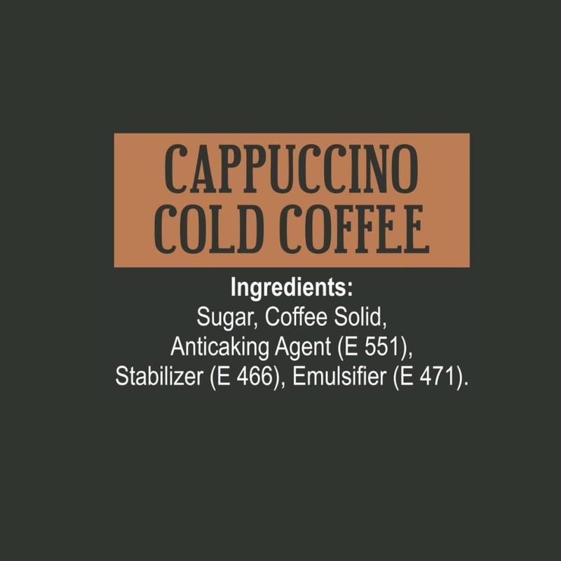 FRESKIM Cappuccino cold coffee Premix I Instant Cappuccino cold coffee I 10 Nos. cold coffee sachet I Just Added Chilled Milk I Cold coffee I 280 GM (28gm*10 sachet) - Image 3