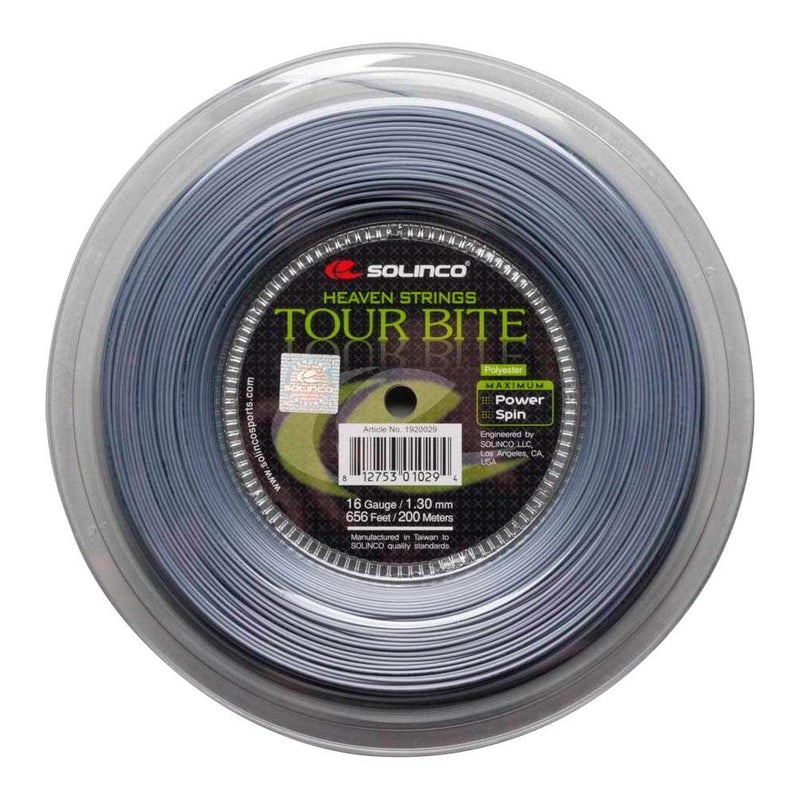 Solinco Tour Bite Tennis String Reel 656 ft / 200 m High-Performance Co-Polyester Monofilament for Extreme Power, Spin & Control, 16 - Image 5