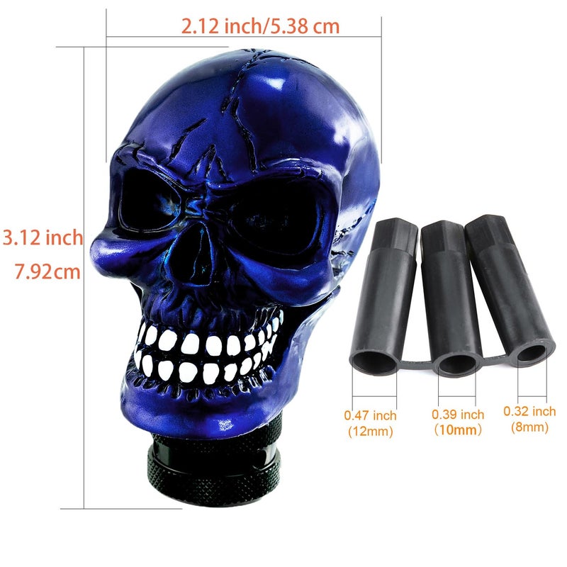 Arenbel Skull Gear Shift Knobs Manual Shifter Handle Car Shifting Lever Stick Fit Most Auto Manual Vehicles - Image 2