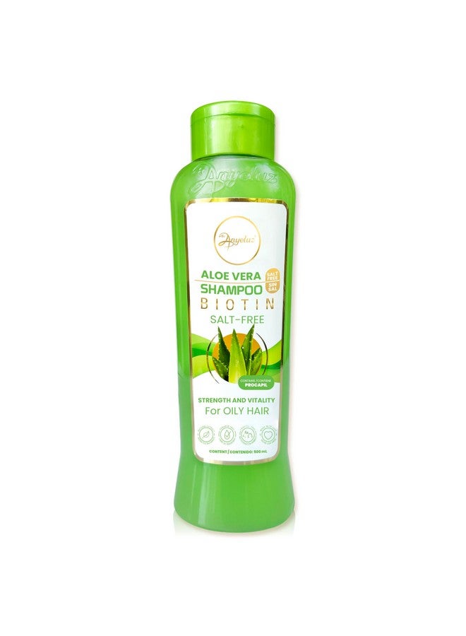 ANYELUZ Aloe Vera Shampoo, Deep Cleansing For Greasy Hair And Scalp Cleanser, Provides Strength And Vitality To Your Hair, Salt And Paraben Free  - Image 1
