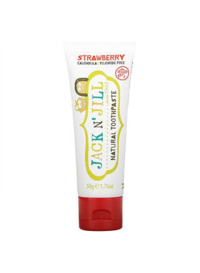 Jack N' Jill Jack n' Jill, Natural Toothpaste, Strawberry, 1.76 oz (50 g) 