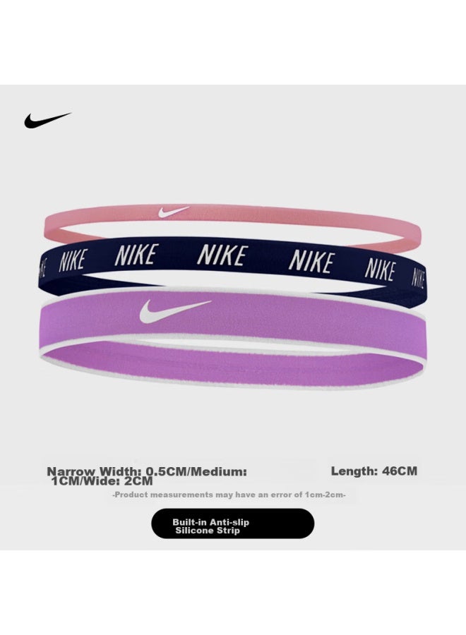 Nike Nike Sports Sweatband For Running, Basketball, Men And Women, Fitness, Yoga, Hair Accessory, Purple And Black, N0002548645os  - Image 2