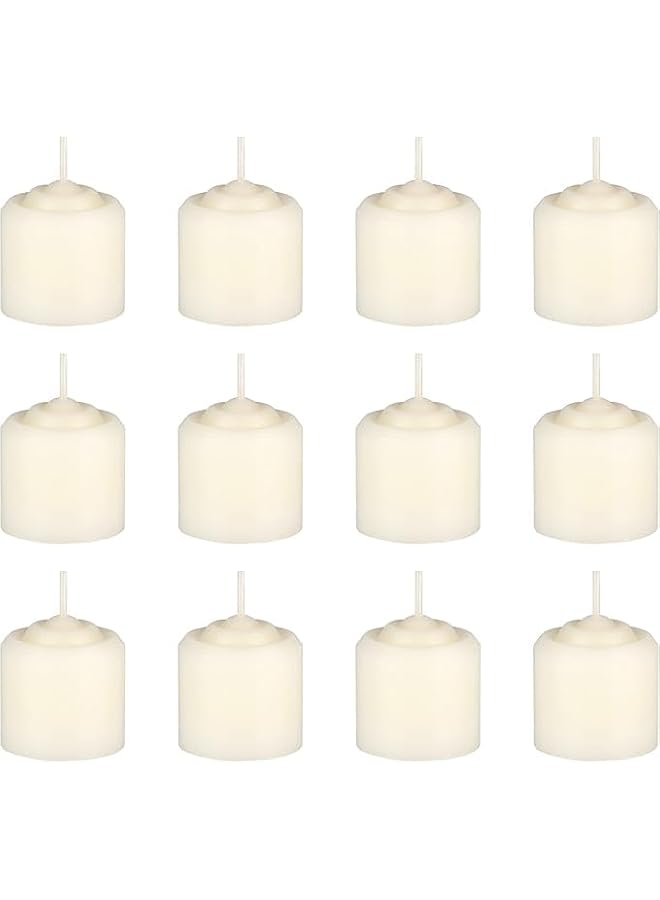 The Bros Tea Light Candles Set of 12 Long Lasting 4 Hour Burn Tealight Candles Perfect for Home Decoration Events Parties and Aromatherapy Ideal for Relaxation and Ambiance - Image 1