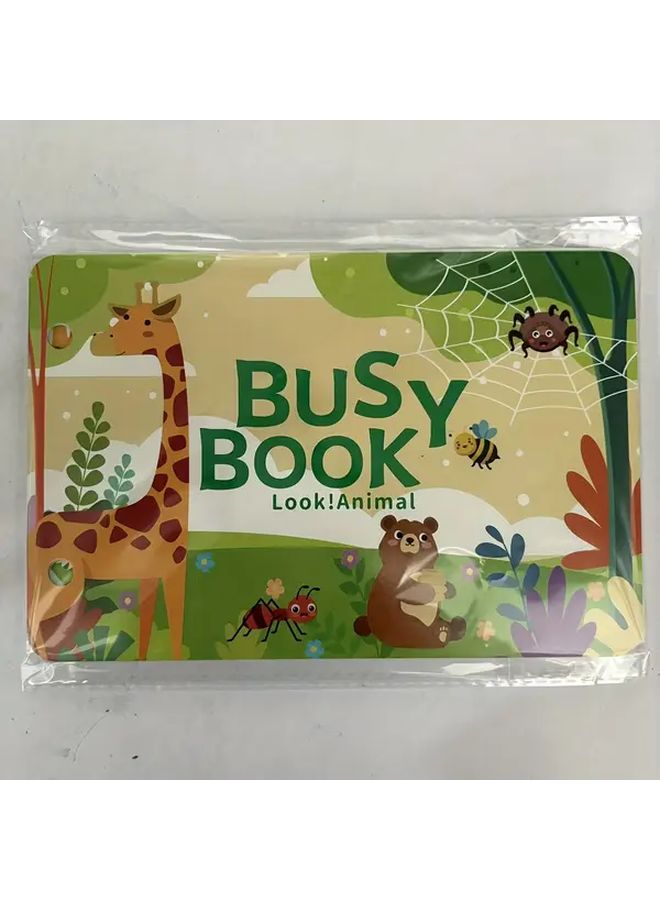 Animal Cognition Edition Tear And Learn Storybook For Kids Enhances Hand Eye Coordination Logical Thinking Educational Toy Gift - Image 1