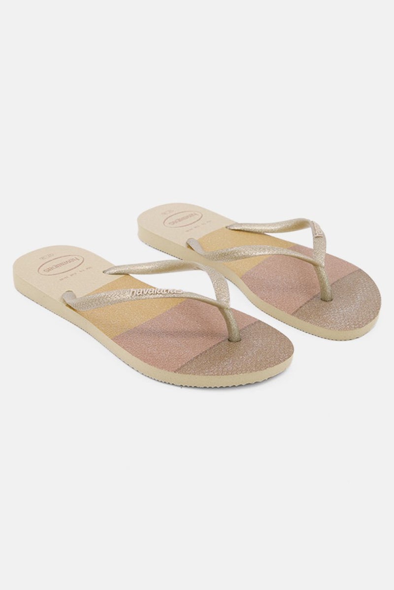 havaianas Women Style 2 SL Pallete Flip-Flop, Sand Grey  - Image 1