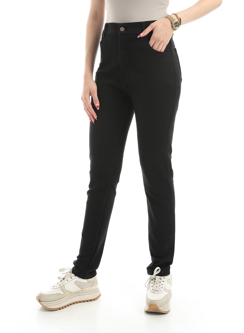 Skinny Jeans 5 Pocket Lycra Black - Women - Image 4