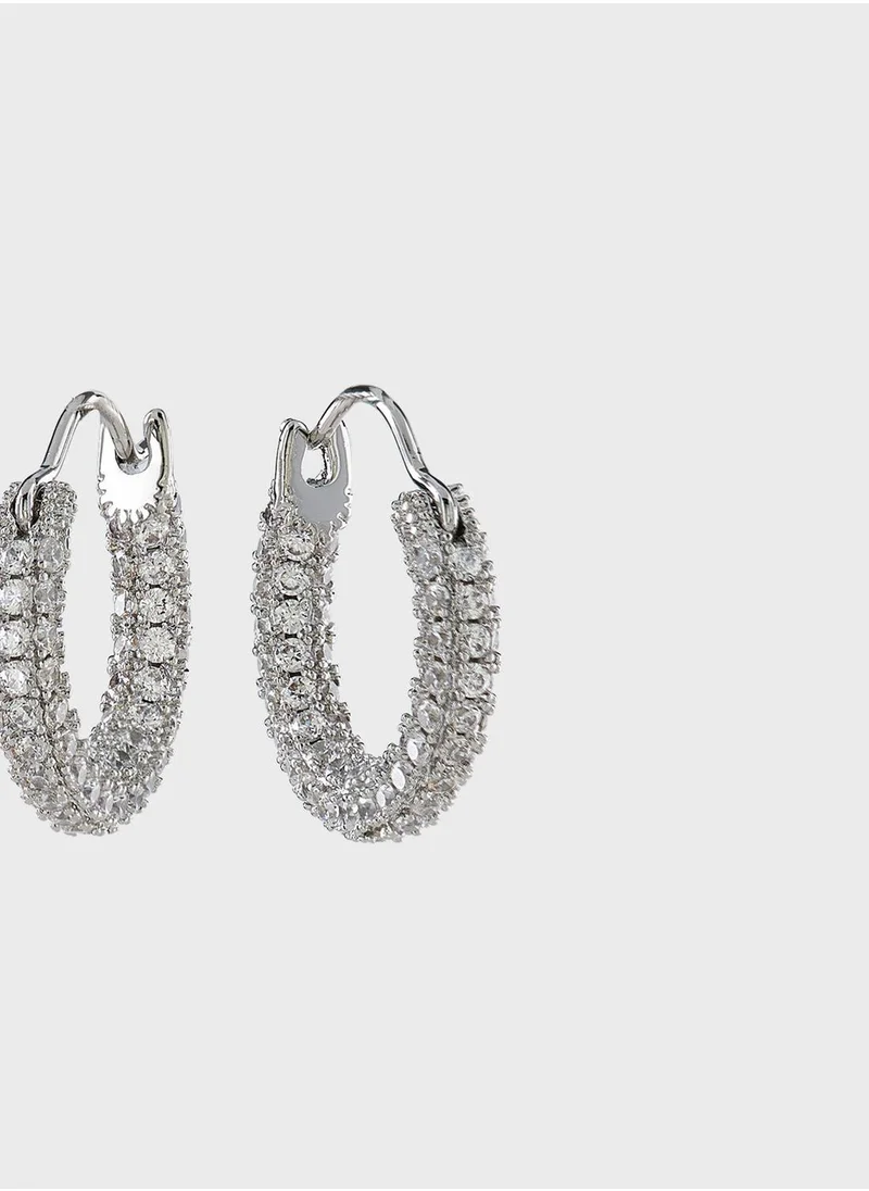 LUV AJ Pave Amalfi Cuff Earrings