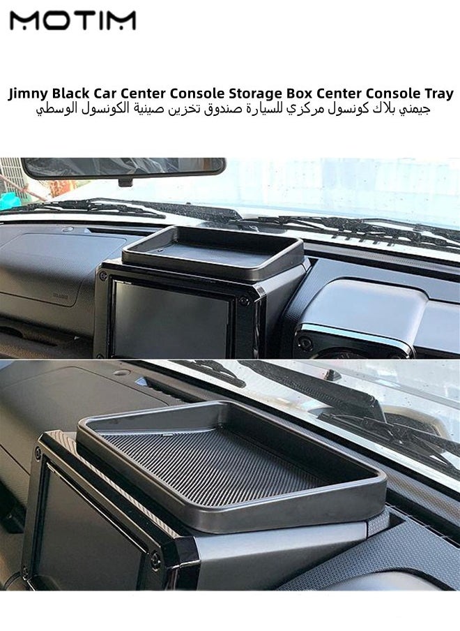 Jimny Dashboard Storage Box, Center Console Storage Tray Dashboard Organizer Tray for Suzuki Jimny 2019-2024, ABS, 24*23*18.5CM