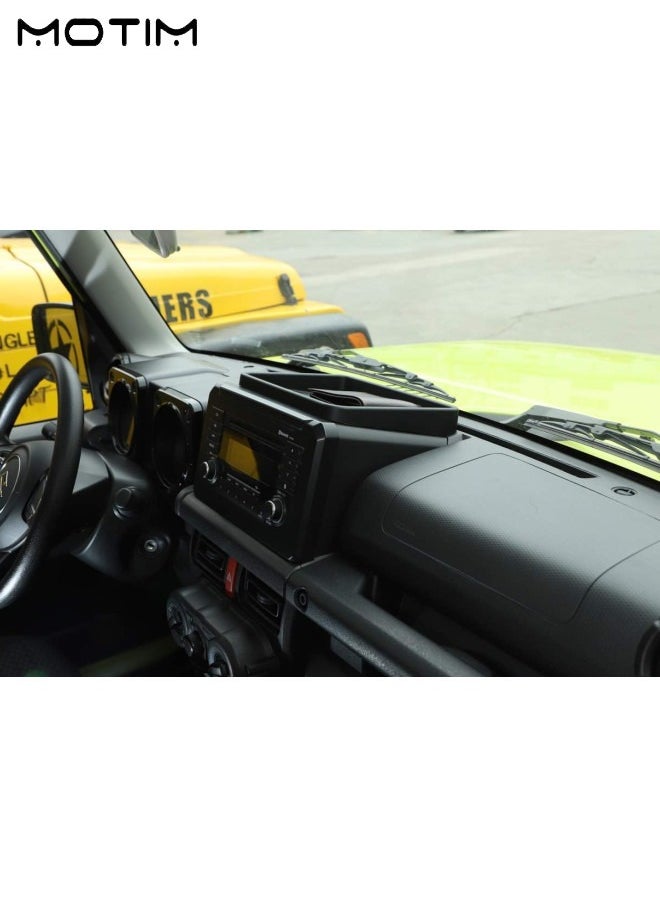 Jimny Dashboard Storage Box, Center Console Storage Tray Dashboard Organizer Tray for Suzuki Jimny 2019-2024, ABS, 24*23*18.5CM