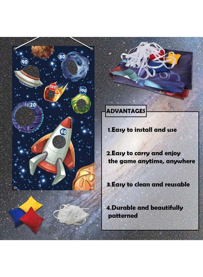 PAKBOOM Outer Space Toss Games Banner Backdrop Indoor or Outdoor Galaxy Theme Birthday Party Decorations Supplies for Kids Adults Family - Image 4