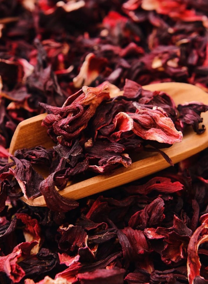 عشبات أزهار الكركديه نقي وطبيعي 100% - 200 جرام - Image 2