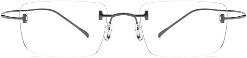 FONEX Titanium Glasses Frame,Rimless Frameless Optical Eyewear Eyeglasses for Men and Women F85634 - Image 3