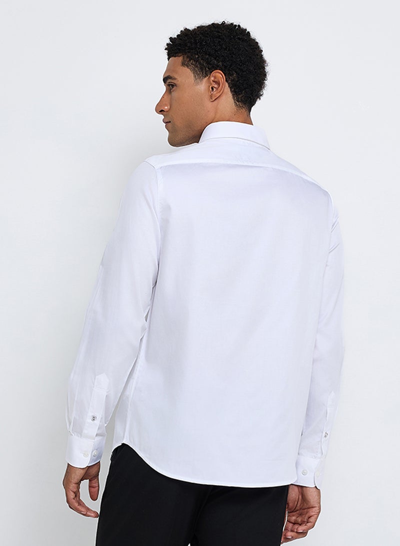 Ben Sherman Solid Cotton Long Sleeve Shirt - Image 2