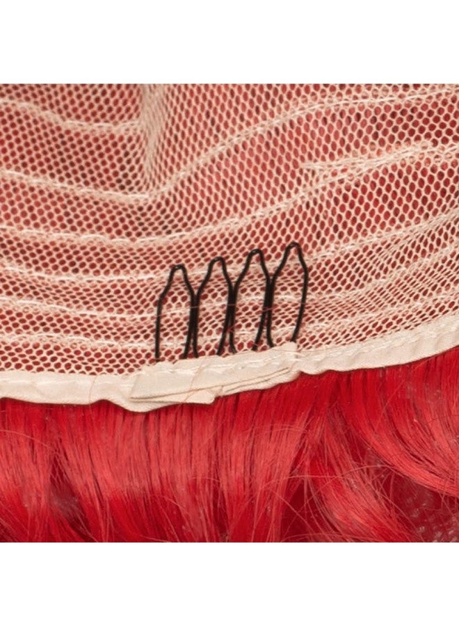 TSNOMORE Short Curly Red Heart Wig with 2 Buns Red Queen of Heart Cosplay Wig Halloween Costume Party Sanderson Wig - Image 5