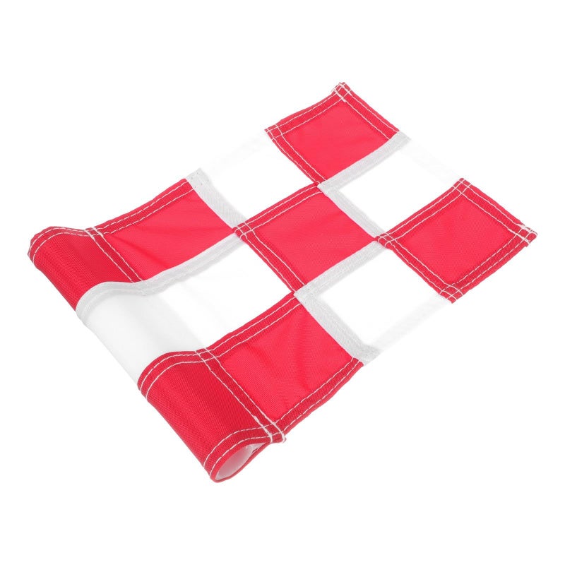 Reusable Golf Putting Training Flag Bright White And Red Checkered Banner Indoor Outdoor - Image 2