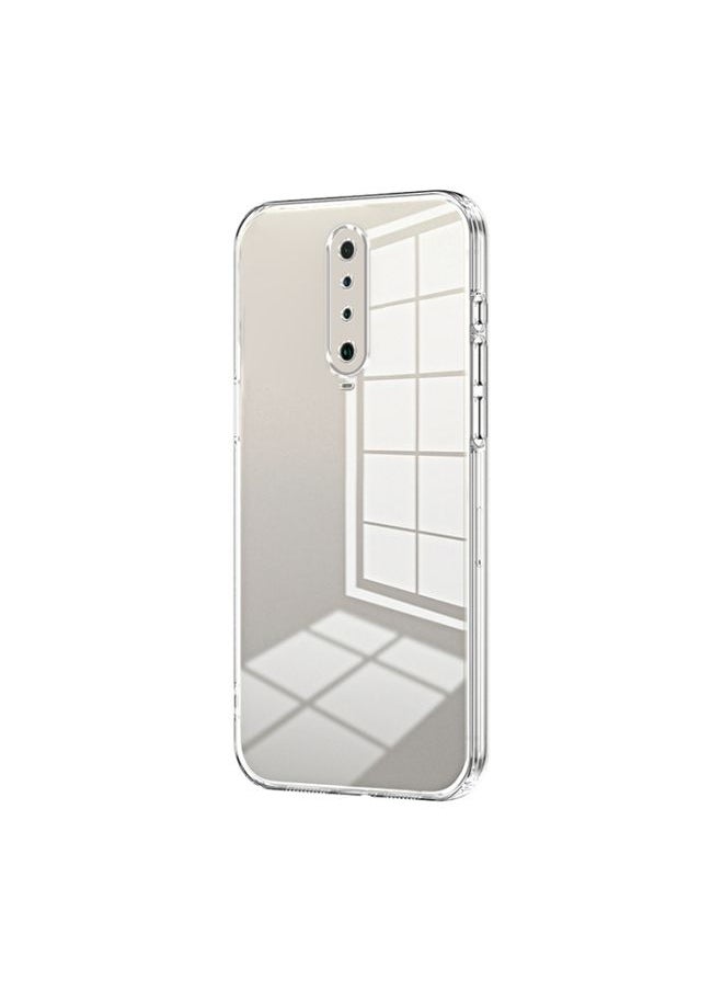 HuHa Case Cover For Xiaomi Redmi K30 / K30 5G Transparent Plating Fine Hole Phone Case Transparent 
