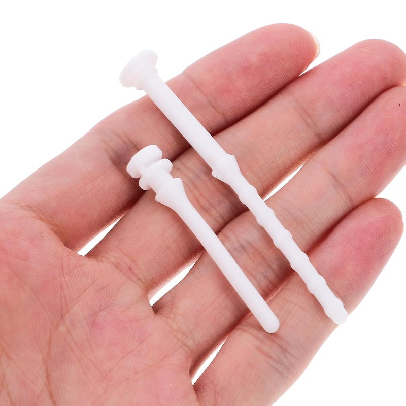 GALPADA 20pcs Anti-Noise Silicone Rubber Computer Case Fan Screws Long and Short Pins PC Screw Kit for PC Cooling and Vibration Reduction White - Image 4