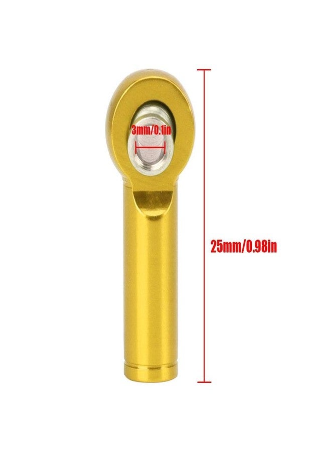Dilwe 10PCS Link Rod End Joint, M4 Aluminium Alloy Ball Holder Tie for 1/10 RC Car, Truck, Cart Model(Golden) - Image 2
