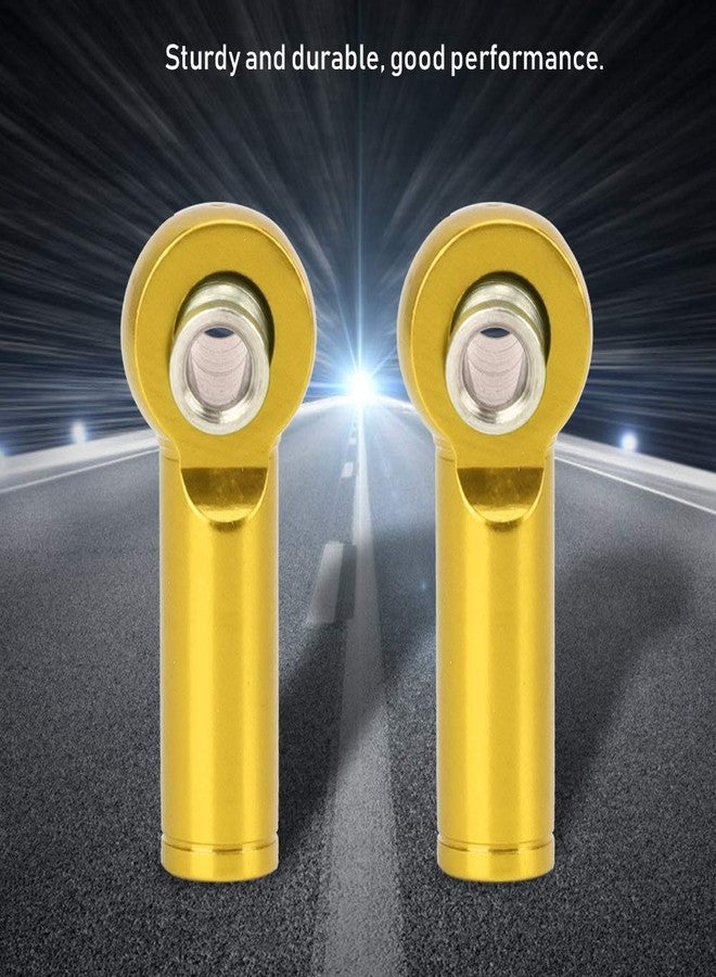 Dilwe 10PCS Link Rod End Joint, M4 Aluminium Alloy Ball Holder Tie for 1/10 RC Car, Truck, Cart Model(Golden) - Image 4