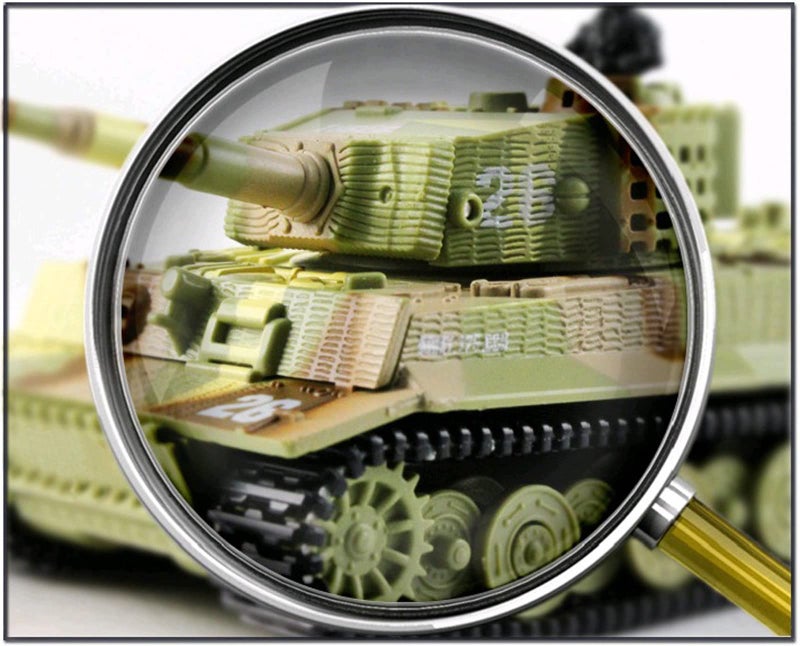 Cheerwing 1:72 German Tiger I Panzer Tank Remote Control Mini RC Tank with Rotating Turret and Sound - Image 5