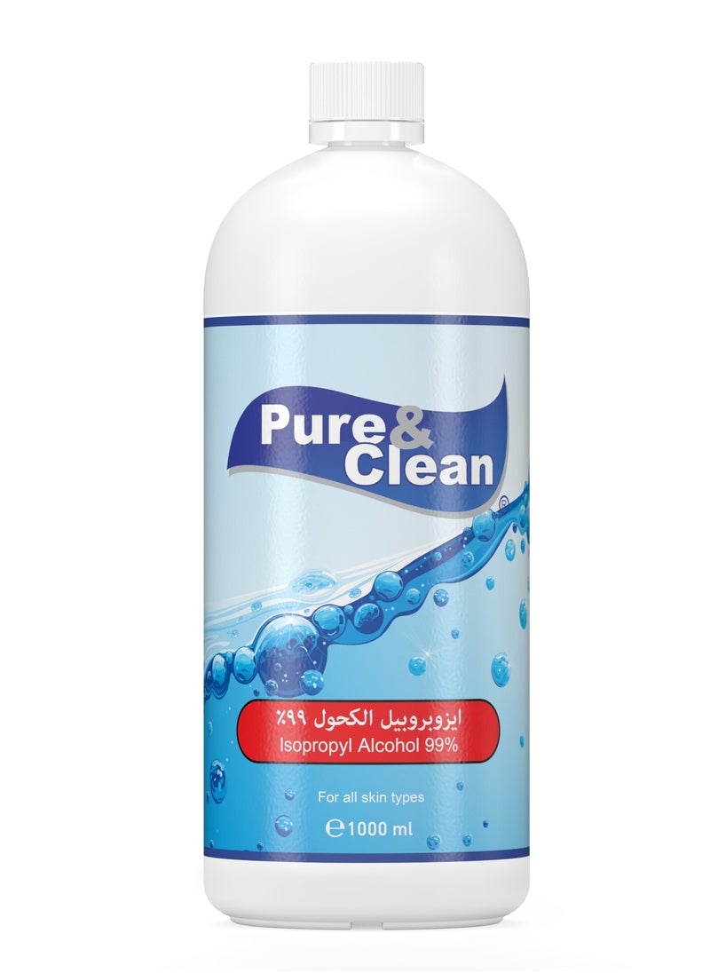 Pure & Clean 2 Pack of Pure & Clean Original Medical Isopropyl Alcohol 99.9% 1L (ISO)  - Image 4