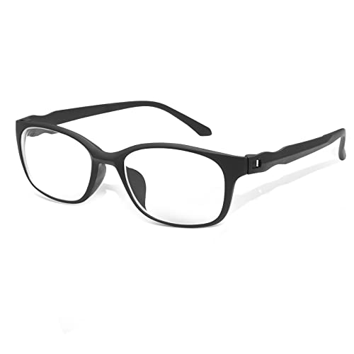 MIRYEA Nearsighted Distance Glasses For Men Women Retro Myopia Eyeglasses Short Sighted Eyewear Anti Blue Light Spectacles Black 15 diopters - Image 3