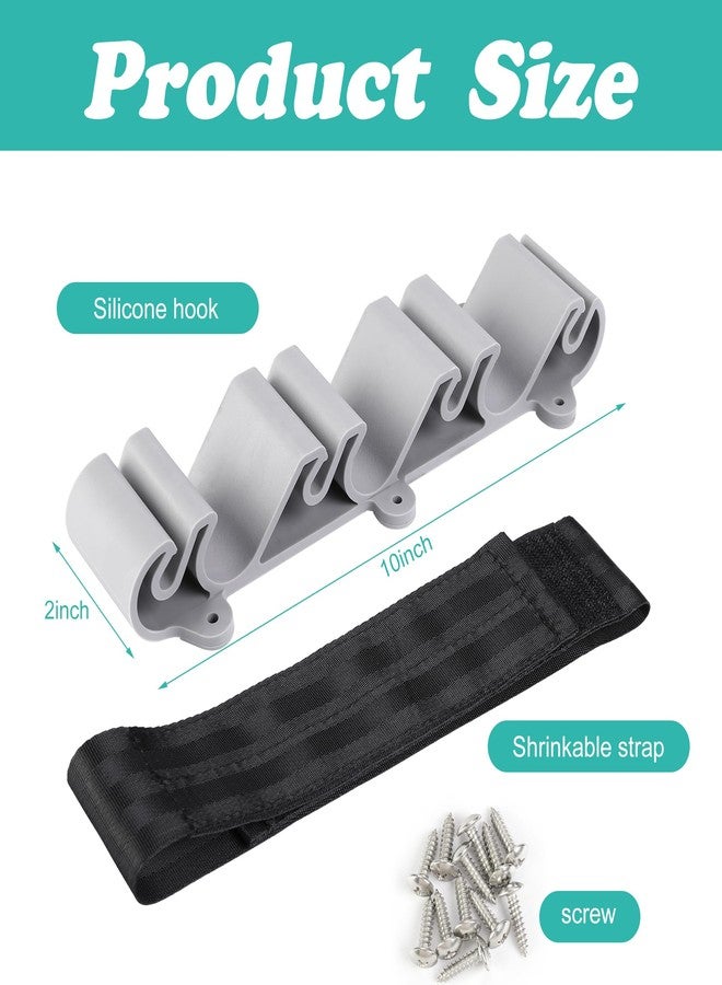 RunNico 2 Pack Boating Vertical Fishing Rod Holders,Fishing Rod Holder,Boating Vertical Fishing Rod Rack for Storage,Fishing Pole Strap for Boat Deck - Image 2
