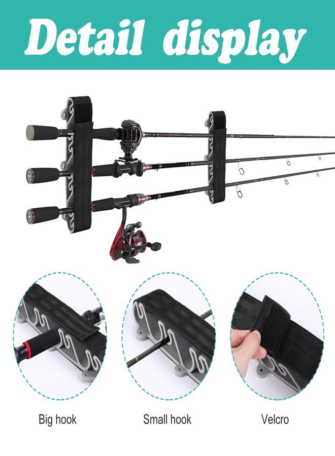 RunNico 2 Pack Boating Vertical Fishing Rod Holders,Fishing Rod Holder,Boating Vertical Fishing Rod Rack for Storage,Fishing Pole Strap for Boat Deck - Image 3